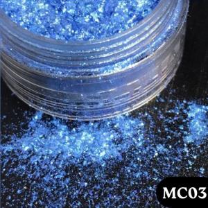 Микрослюда МС 03 мелкая слюда ярко-голубая