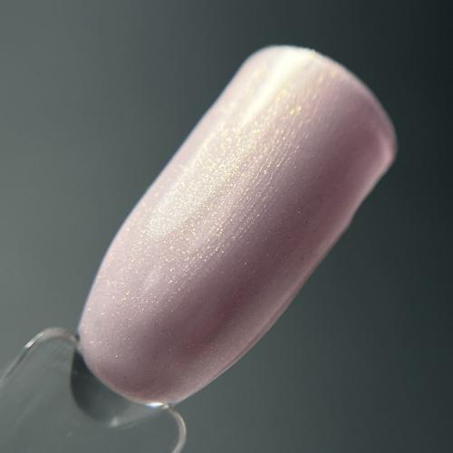 Гель-лак INTRIGA №1703 молочно-розовый с золотистым шиммером 10г