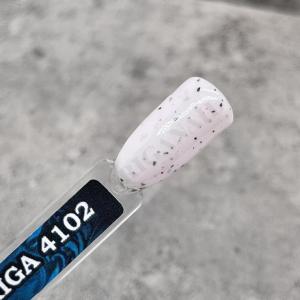Гель-лак INTRIGA №4102 молочно-розовый с крапушками (egg) 10г 