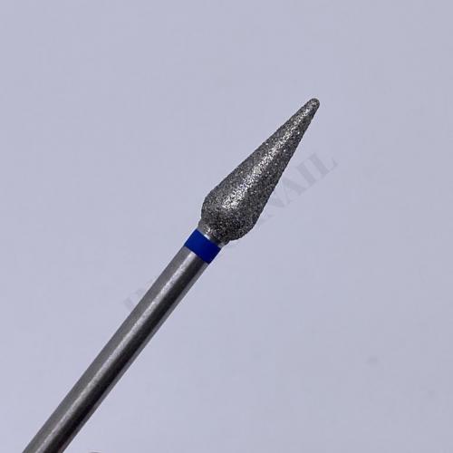 Фреза алмаз КМиЗ ФАК-4,0-12 С капля с закругленным концом синяя