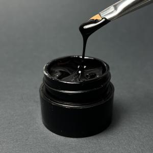Гель-краска INTRIGA 5гр черная с липким слоем для литья, тонких линий и френча