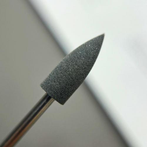 Полировщик силиконовый D=5 мм острый серый