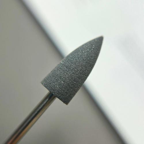 Полировщик силиконовый D=7 мм острый серый